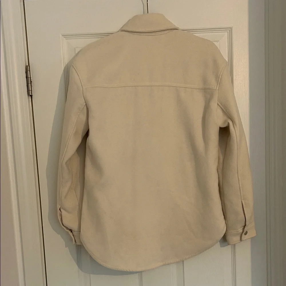 Cream Button-Up Jacket - Picture 2 of 5